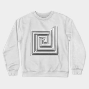 Not Perfect Visuals | Minimalist | NOptical Illusion | Broken lines 1 Crewneck Sweatshirt